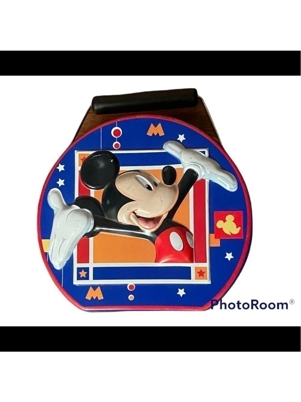 Mickey Mouse Vintage lunch tin: H:7.5;  W:7